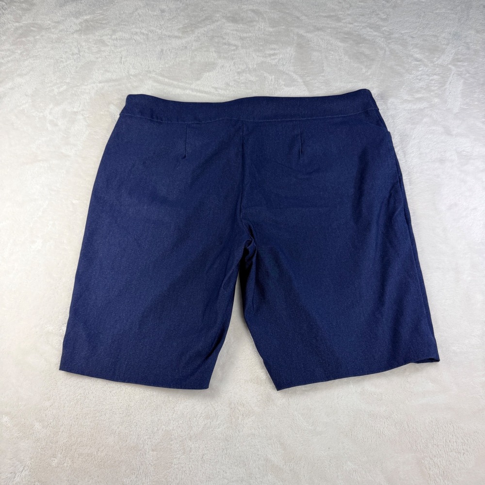 Time and Tru Bermuda Shorts Womens XL 16-18 Navy Pull On Stretch Millennium